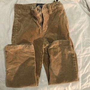 Polo Ralph Lauren Big Boys Slim Fit Stretch Corduroy Pants Dark Beige Sz 4/4t